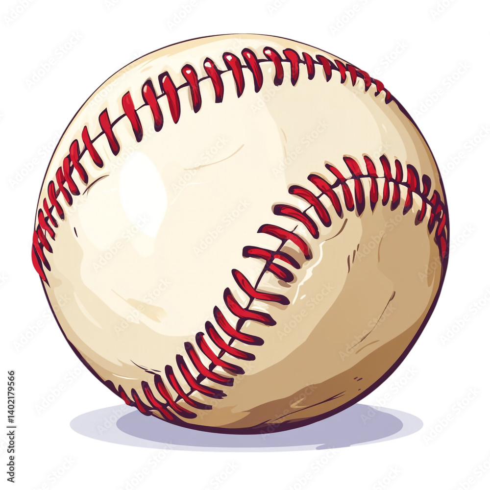 Fototapeta premium Classic baseball ready for the game excitement and action