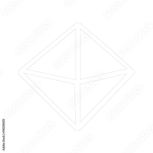 Vector illustration of a compass in the middle of the mountains.