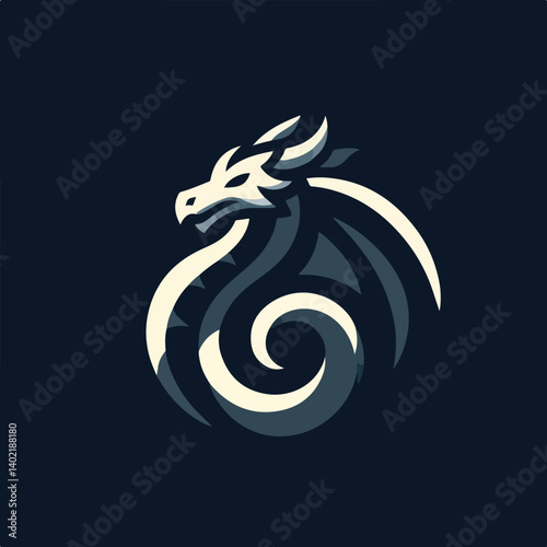 Wallpaper Mural dragon logo vector Torontodigital.ca