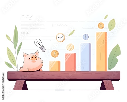Piggy Bank Growth Chart
