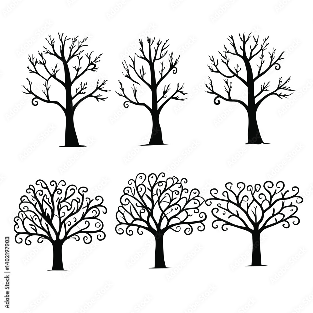 Obraz premium four seasons tree