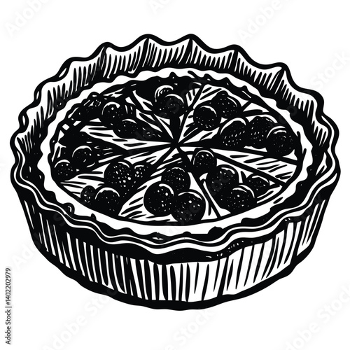 quiche silhouette