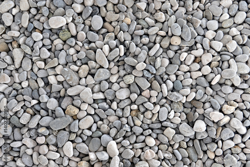 Texture, background with many small pebbles Texture, background with many small pebbles