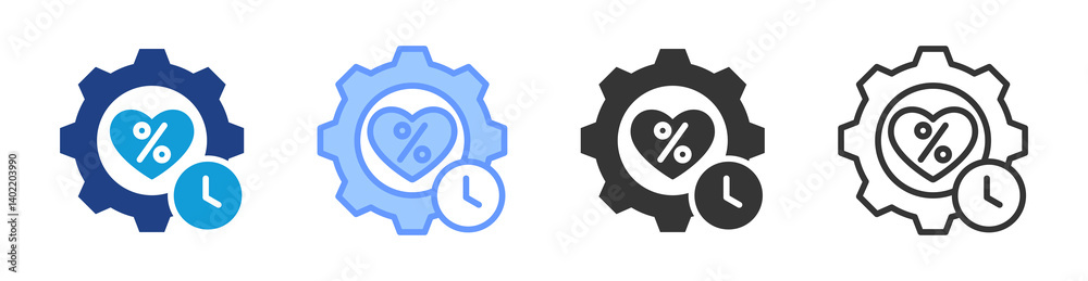 Life Expectancy icon set multiple style collection Life Expectancy icon set multiple style collection
