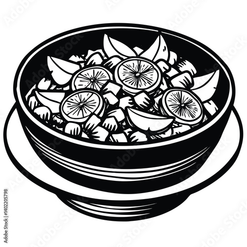 ceviche silhouette