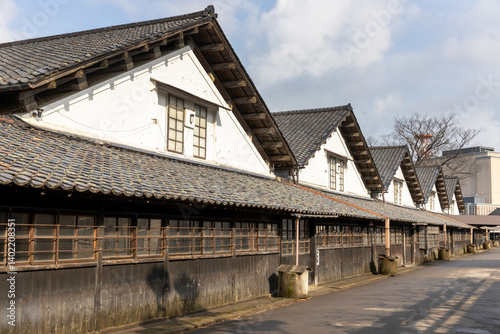 酒田市の山居倉庫群