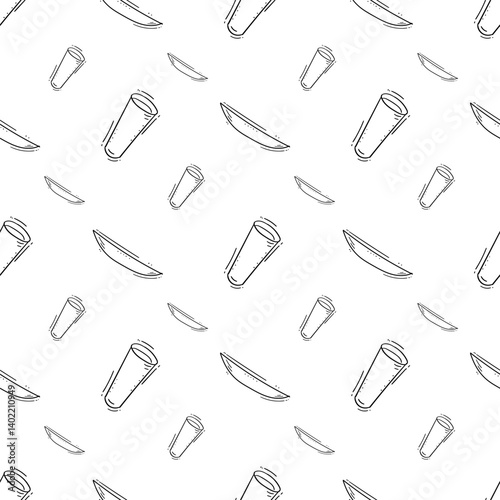 kitchen utensil pattern. kitchenware seamless pattern. doodle cooking utensil seamless pattern. doodle kitchen background