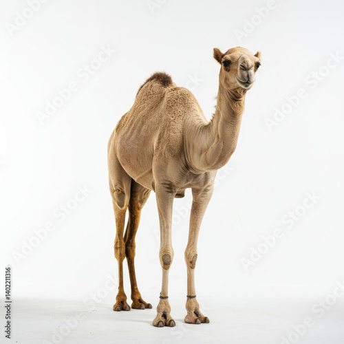 camel isolated on white