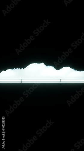 Snowy Horizon Scene