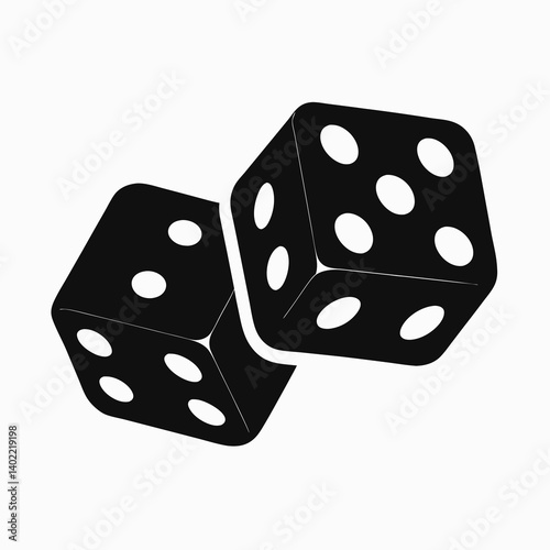 dice on white