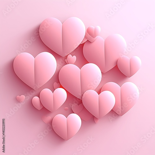 Pink Hearts, Romantic Cluster
