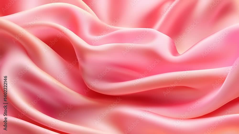 Soft, flowing, light pink silk fabric Soft, flowing, light pink silk fabric