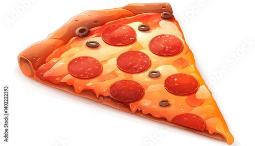 Pizza Slice Illustration (1)