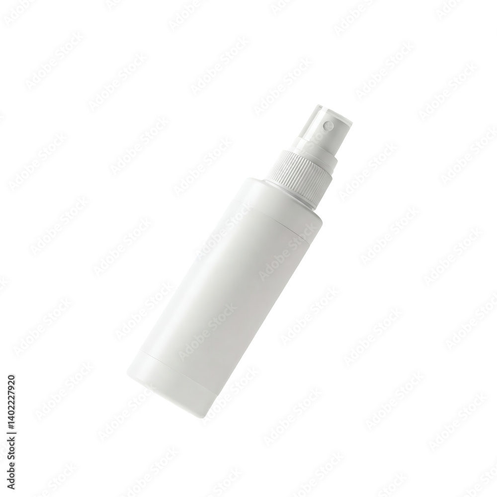 floating face mist spray on solid white background floating face mist spray on solid white background