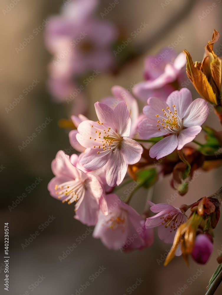 Obraz premium Beautiful pink blossoms signal the arrival of spring