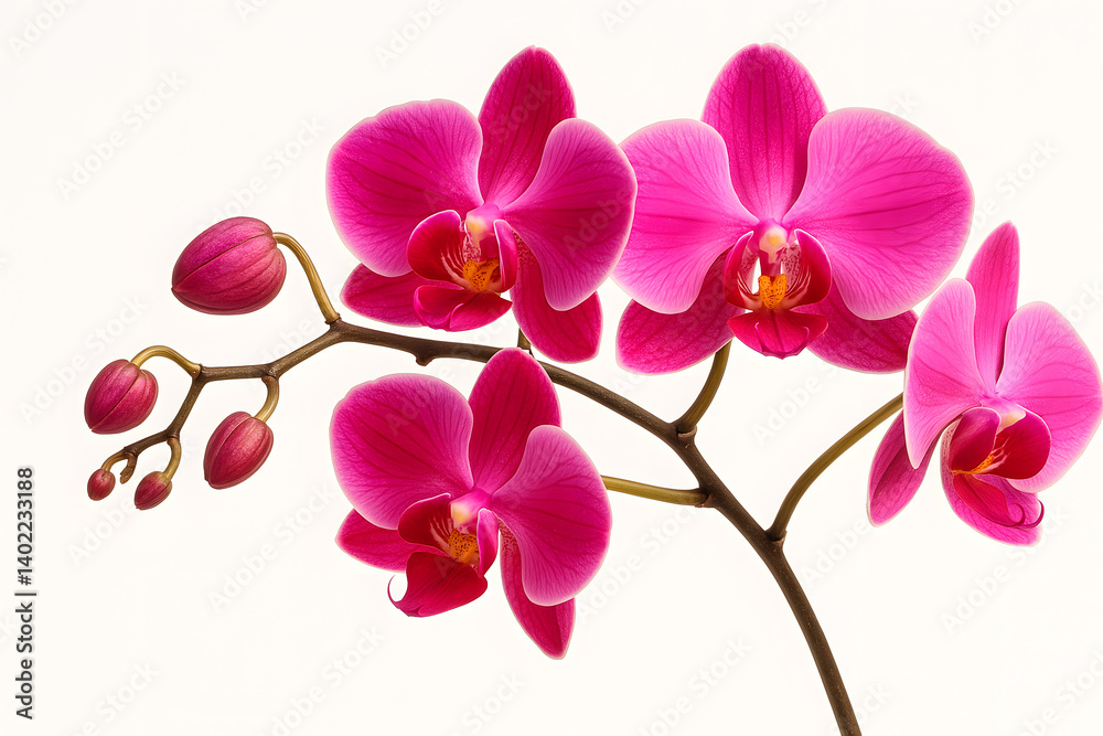 Fototapeta premium Stunning Pink Orchid Blossoms