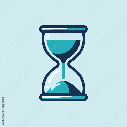 hourglass logo vector