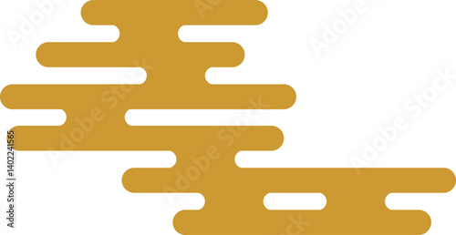 Chinese Golden Cloud Icon