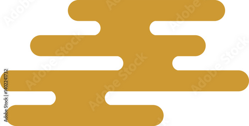 Chinese Golden Cloud Icon