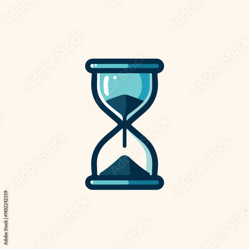 hourglass logo vector