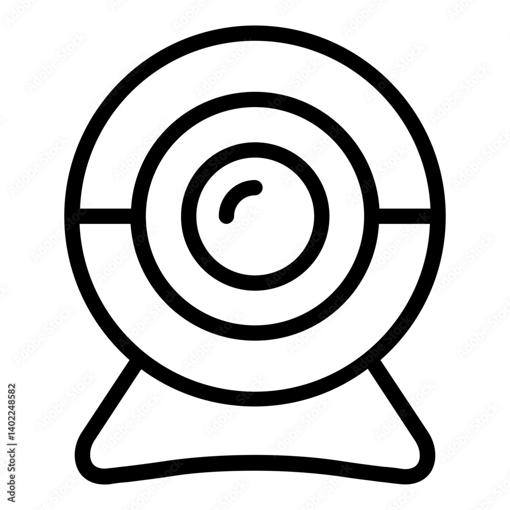 webcam icon line webcam icon line