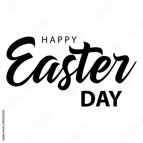 Easter Day, Happy Easter Day stamp icon