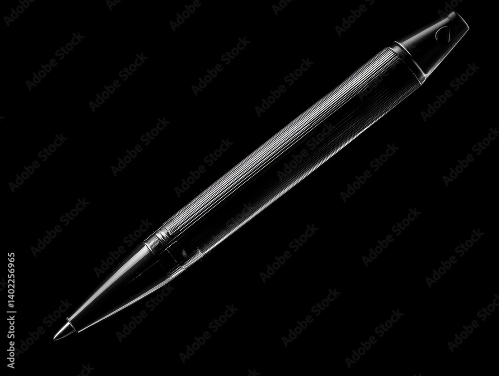 Sleek black pen