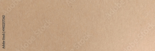 Background of brown kraft paper or cardboard texture. Abstract pattern of beige rough carton. Close up brown paper texture and background with copy space