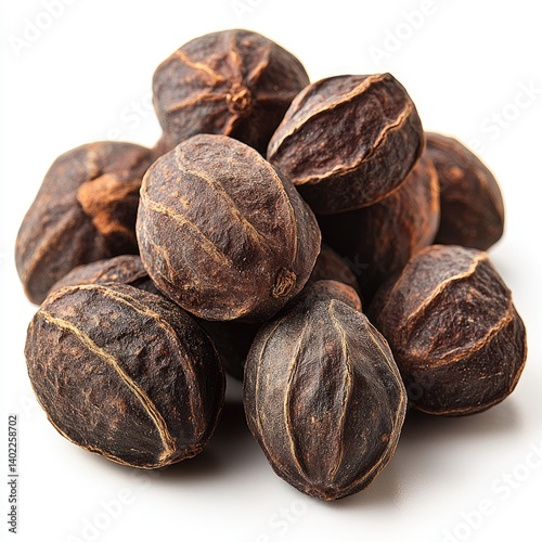 Pile of dark brown seeds