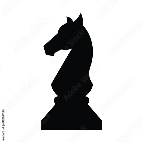 chess knight silhouette.