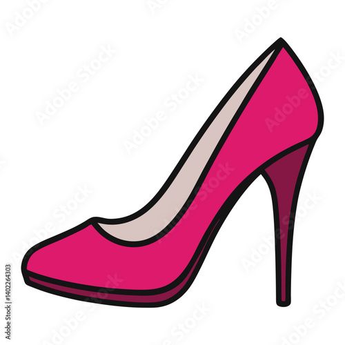 fashionable women high heel.