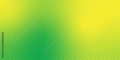 Dots halftone yellow green color pattern gradient modern texture background