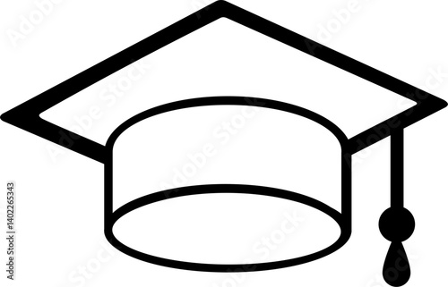 The graduation toga icon is a symbol of graduation and academic achievement where a student has graduated from school or college.