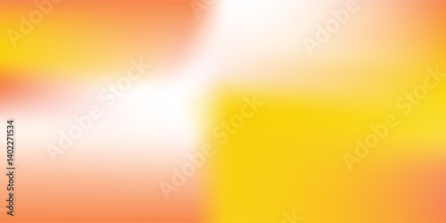 Abstract neon yellow wave form, blurred iridescent gradient texture, isolate design element. Fluid orange watercolor brushstroke blurry swirl shape. Aesthetic flowing lights modern decoration