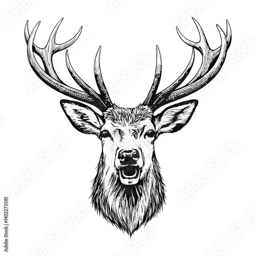 deer head silhouette