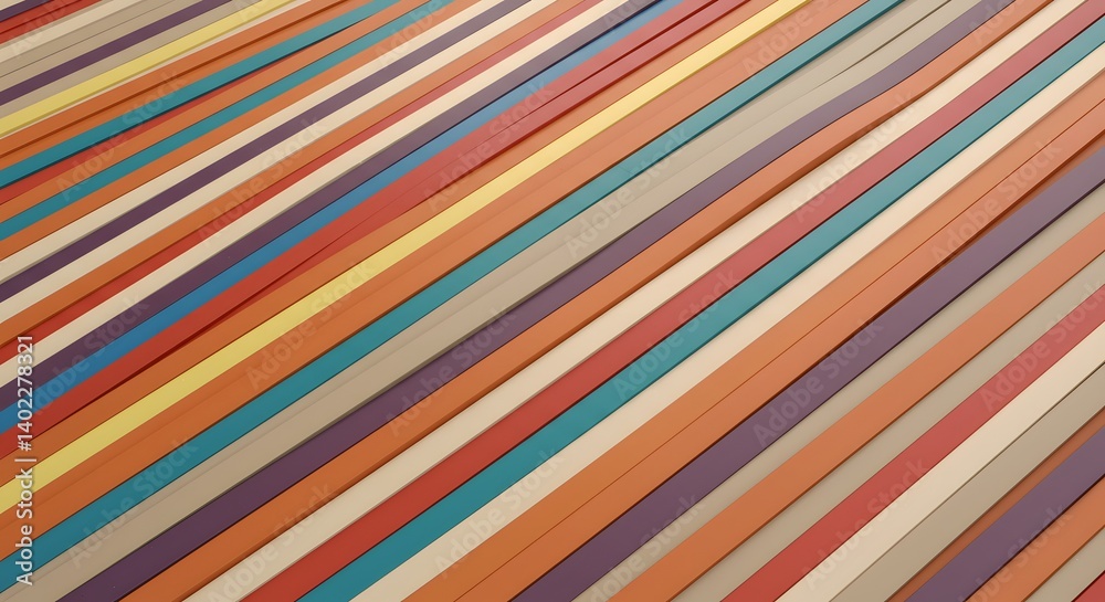 Colorful Diagonal Stripes Abstract Background Design Colorful Diagonal Stripes Abstract Background Design