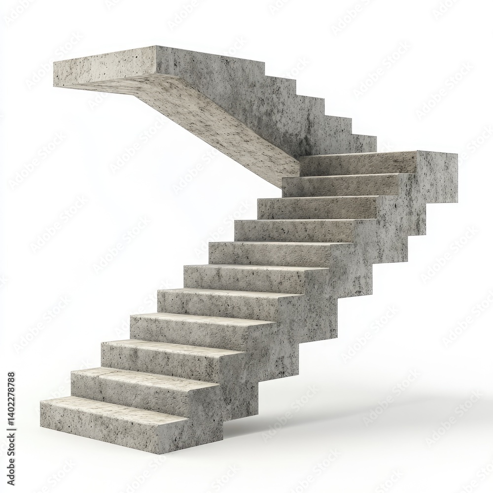 Modern concrete staircase design (1)