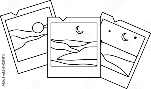 Travel Photo Outline