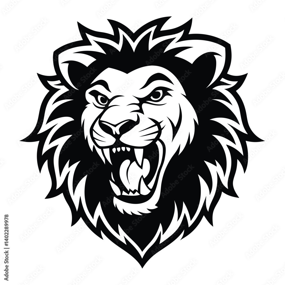 lion head mascot