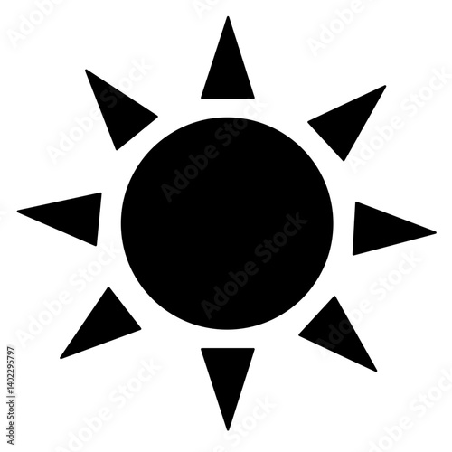 モノクロの太陽（黒）
