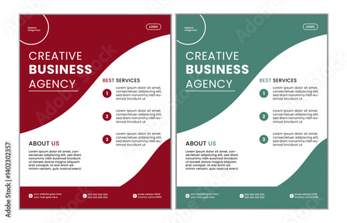 Do a professional flyer design or a brochure design Business flyer templates, It can work out cheaper and you don’t have to choose all the design listingstews kreatives Flyer-Design.