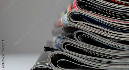 stack of newspapers