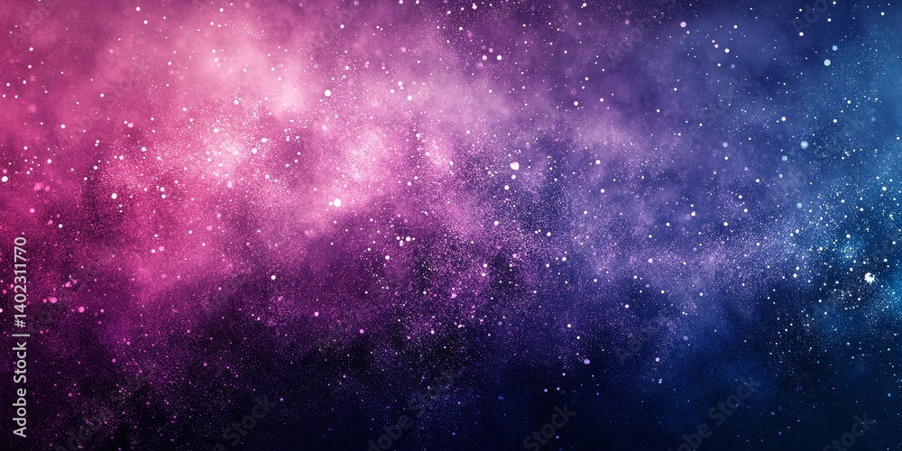 Grainy gradient background green purple noise texture color gradient abstract glowing banner header poster design, Generative AI