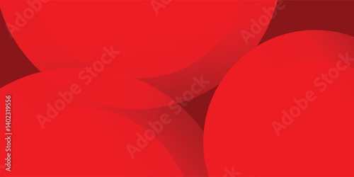 Red abstract background. Dynamic shapes composition style. Eps10 vector