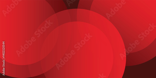 Red abstract background. Dynamic shapes composition style. Eps10 vector