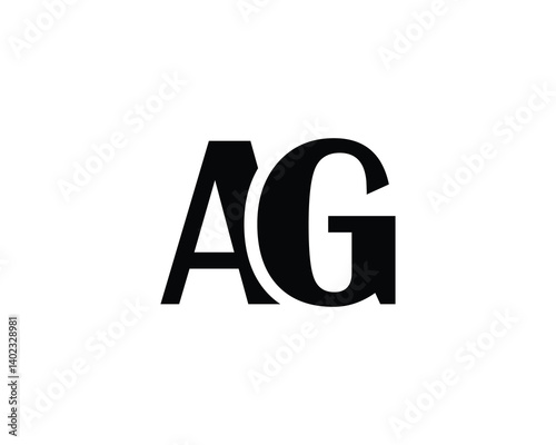 Free Download AG logo design vector template. AG - GFXLoad