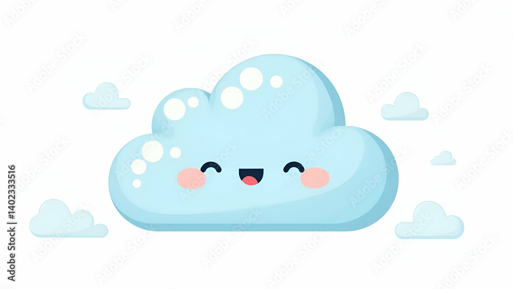 Flat Vector Illustration: Robust Cloud Computing Solutions for Digital Transformation, Optimizing IT Infrastructure & Enhancing Enterprise Efficiency - Cute & Simple Design Flat Vector Illustration: Robust Cloud Computing Solutions for Digital Transformation, Optimizing IT Infrastructure & Enhancing Enterprise Efficiency - Cute & Simple Design