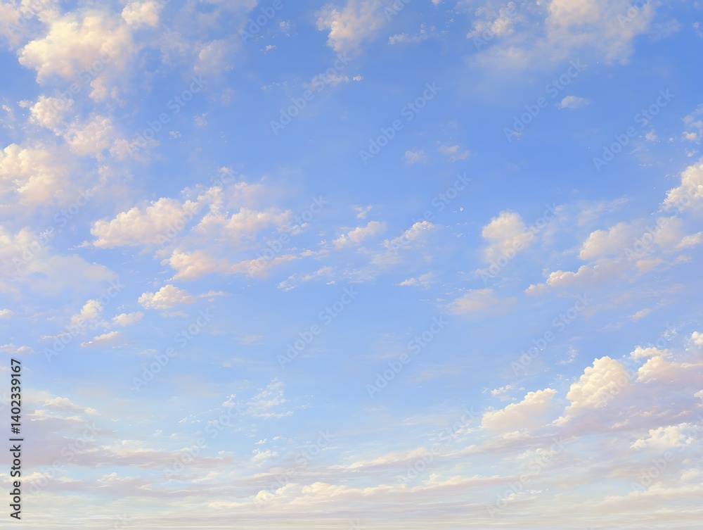 Obraz premium Cloudy Blue Sky Daytime