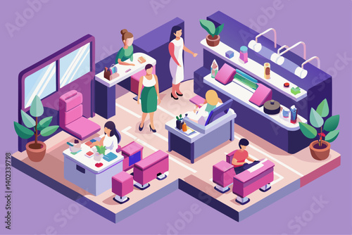 Nail Salon with Manicure & Pedicure