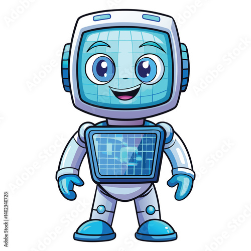 Cute Robot Character